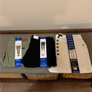 New - Calvin Kelvin, green; Sanctuary black, and Kenneth Cole white. 3 for $24